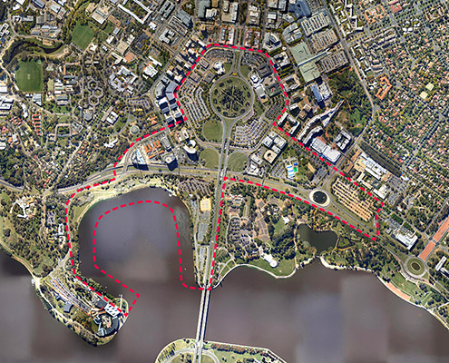 Linking Canberra City to the Lake