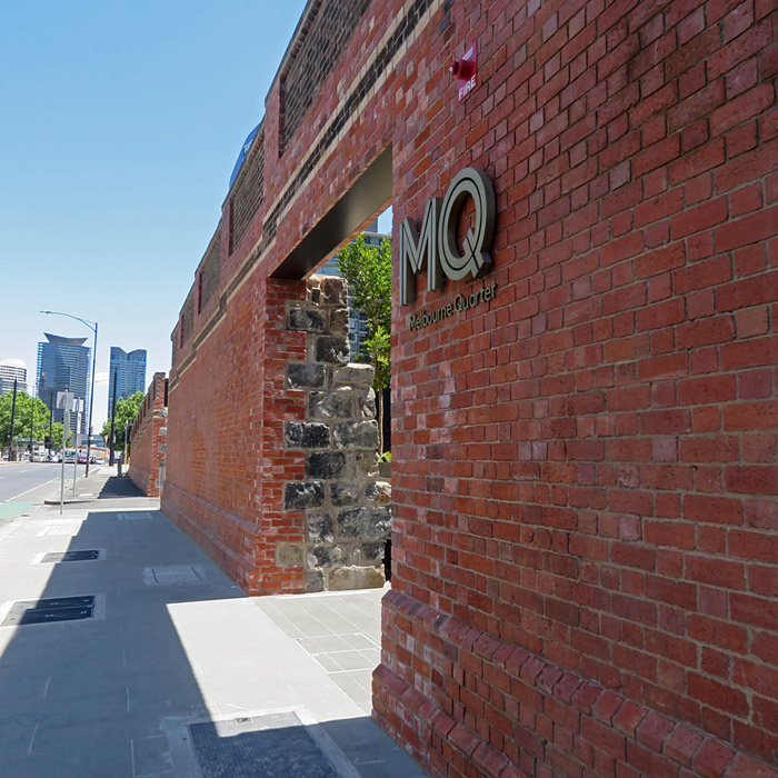 Flinders Street heritage wall