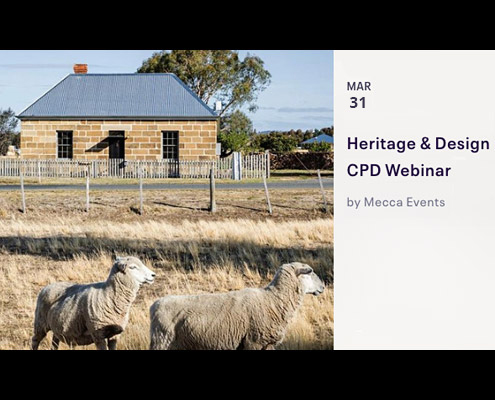 Heritage & Design webinar