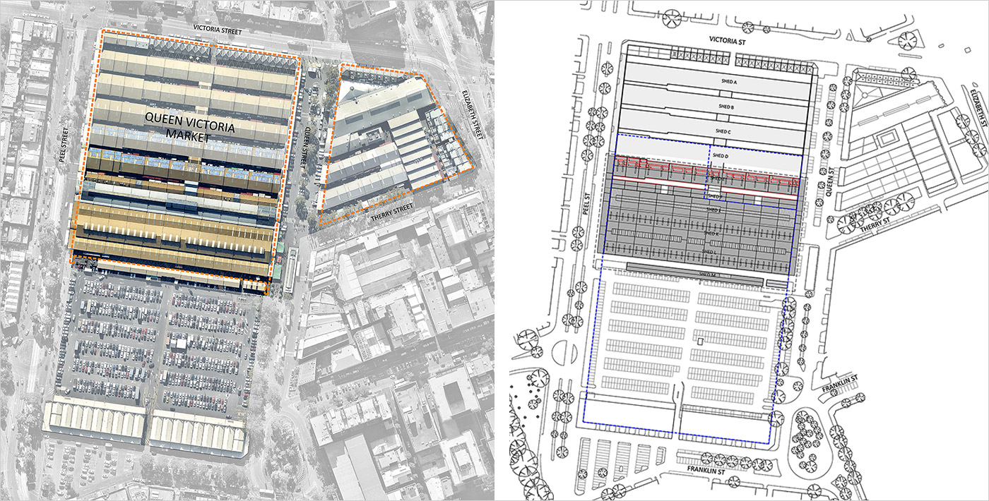 Queen Victoria Market sheds