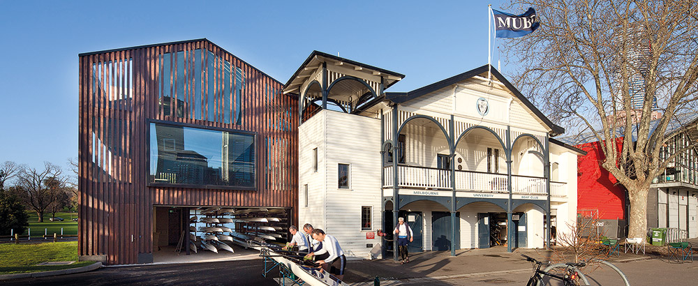 Melbourne University Boat Shed extension