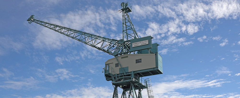 Station Pier crane reconstruction