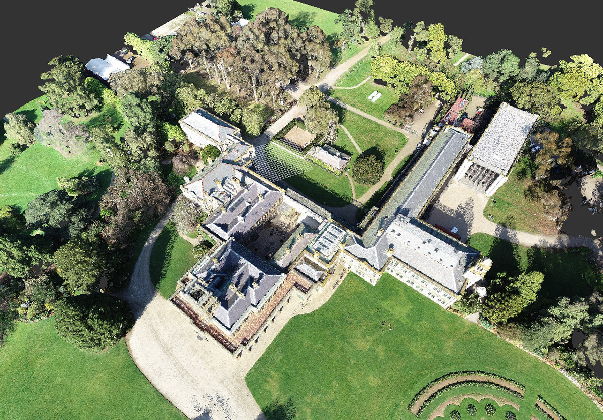 Werribee Mansion point cloud